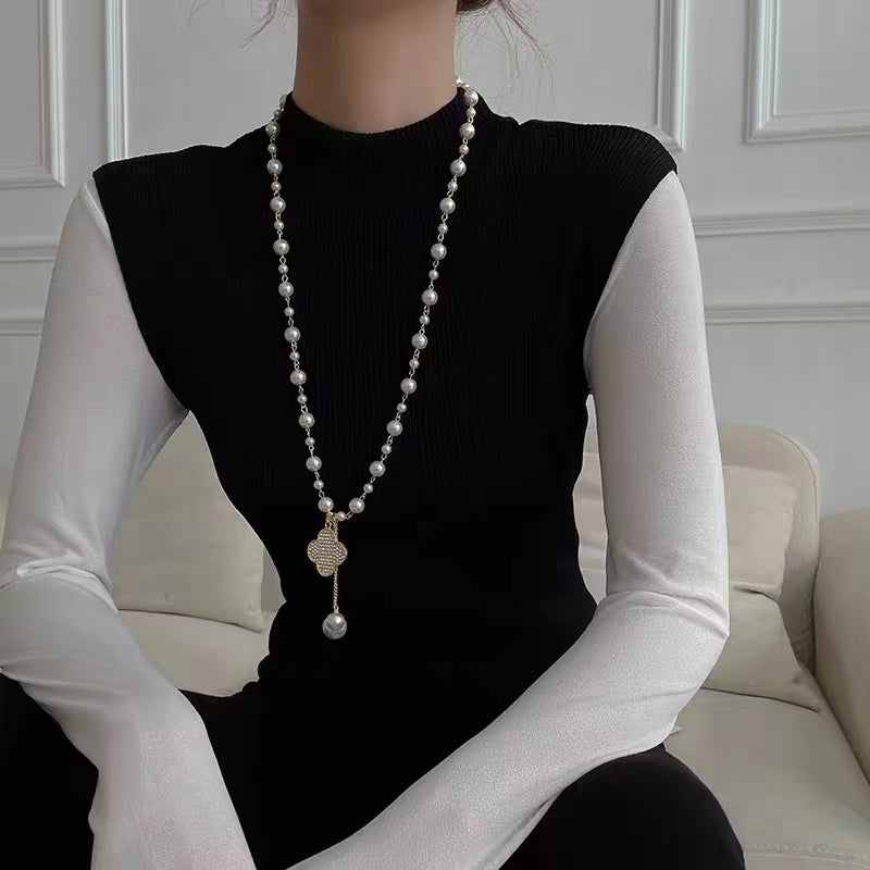 Elegant Pearl Necklace, Niche Fashion, High-End And Versatile