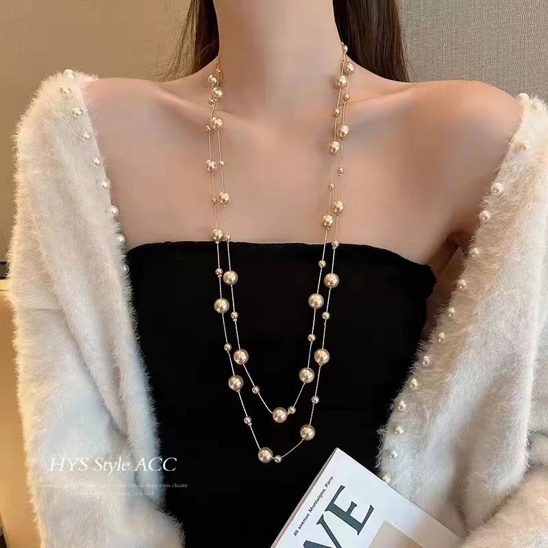 Elegant Pearl Necklace, Fashionable, High-End And Versatile