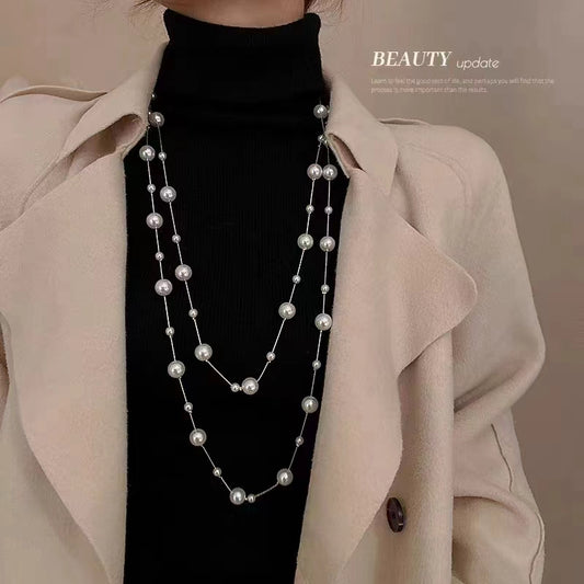 Elegant Pearl Necklace, Fashionable, High-End And Versatile