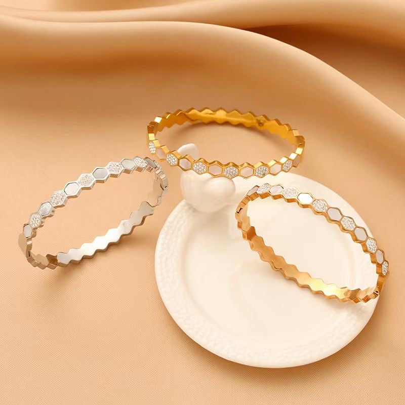 Versatile Niche Design, High-End Luxury Rhinestone Bracelet