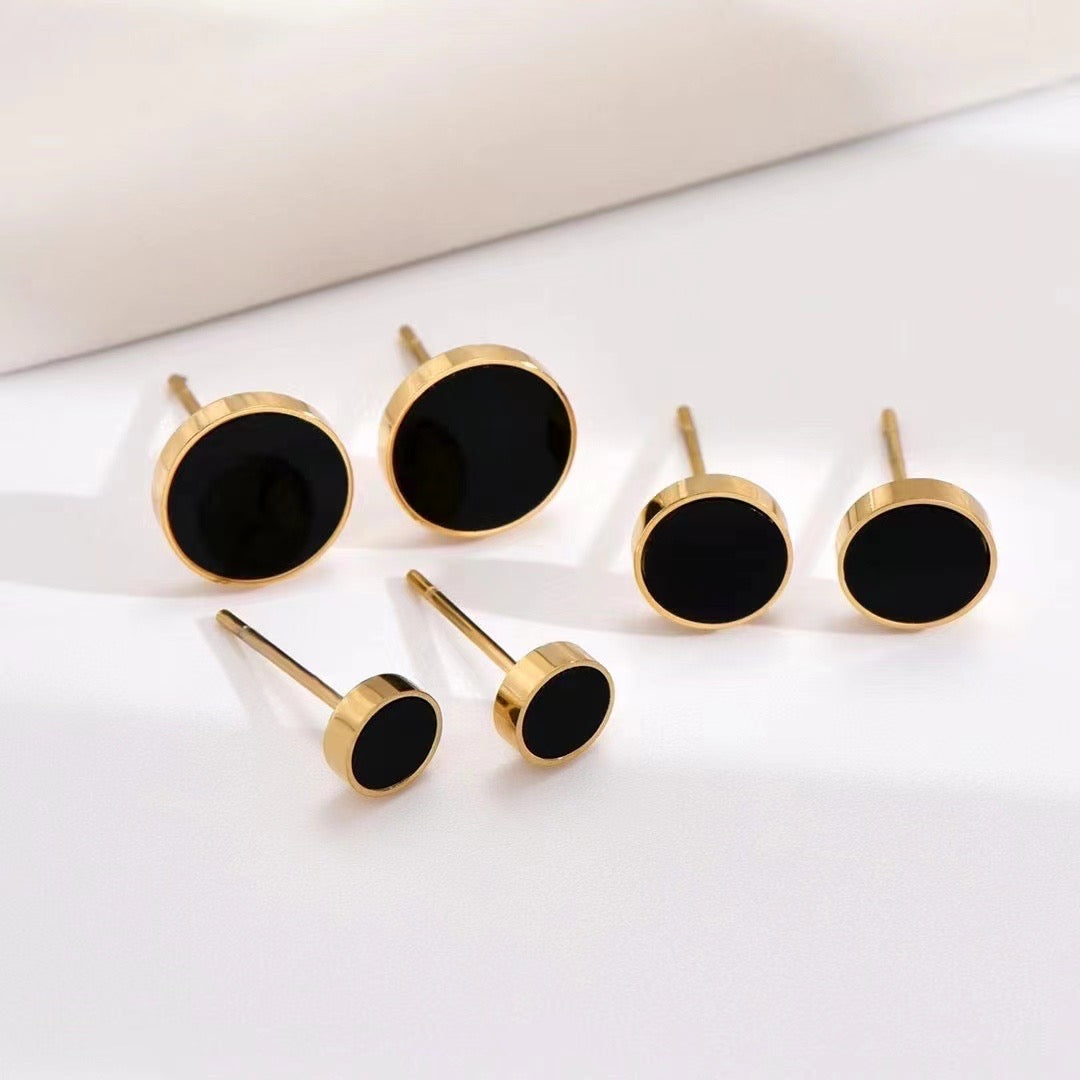 Black Gold Earrings