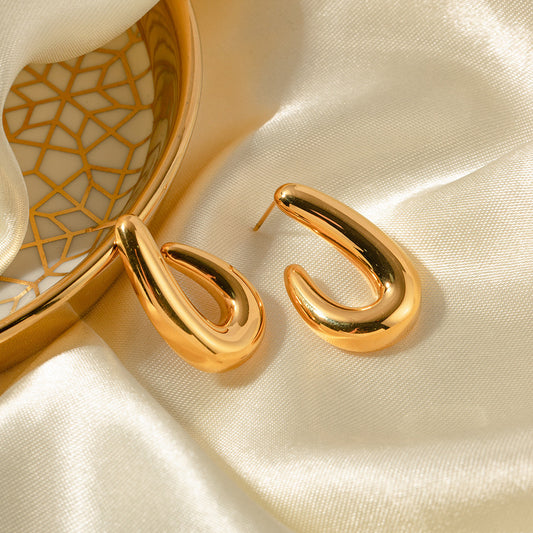 Premium Gold Hook Earrings