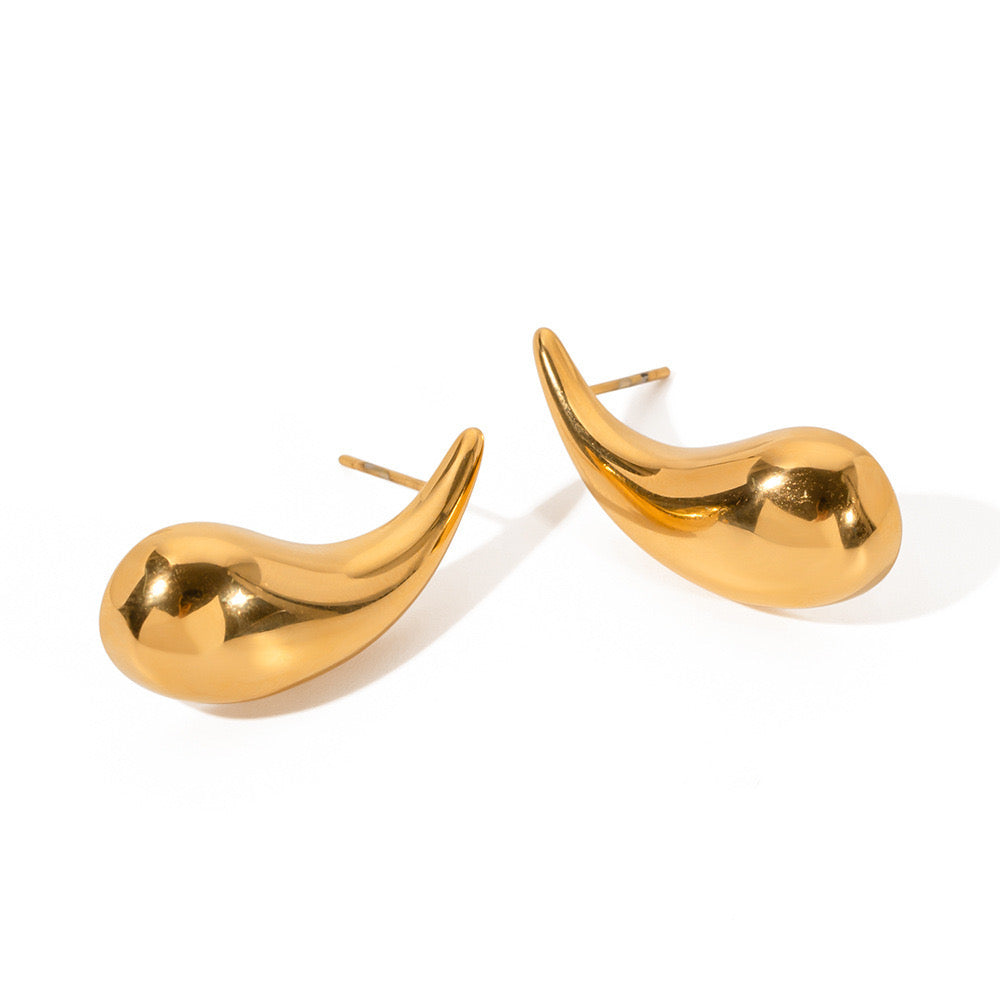 Advanced Gold Droplet Earrings