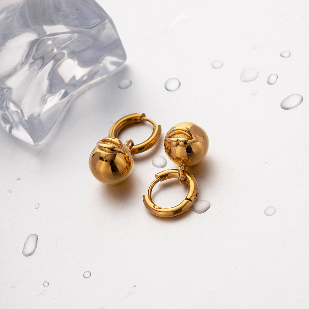 2024 Advanced  Round Drop Earrings Women's Niche Premium Mini Love Earrings