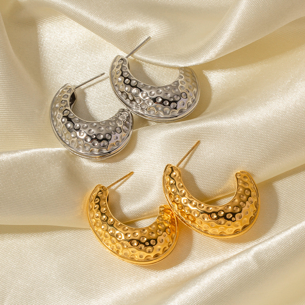 Premium Gold Silver Shining Earrings