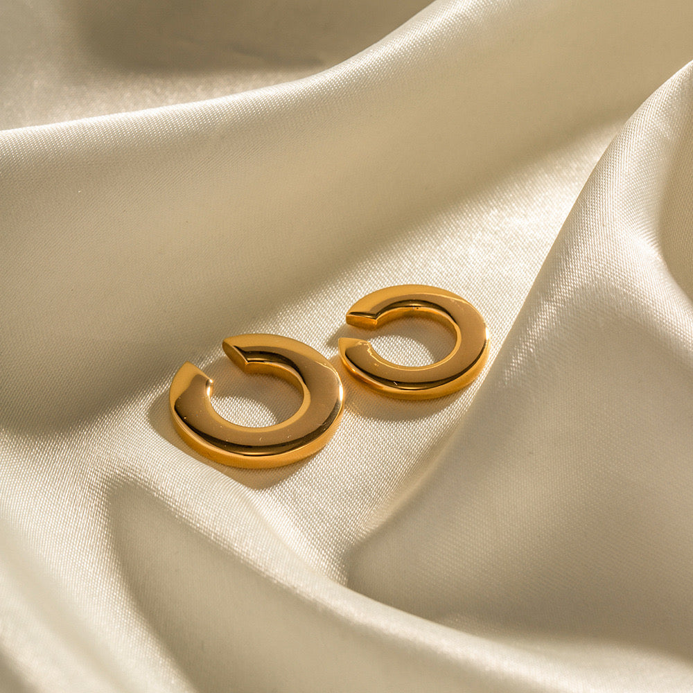 2024Premium Gold Round Earrings