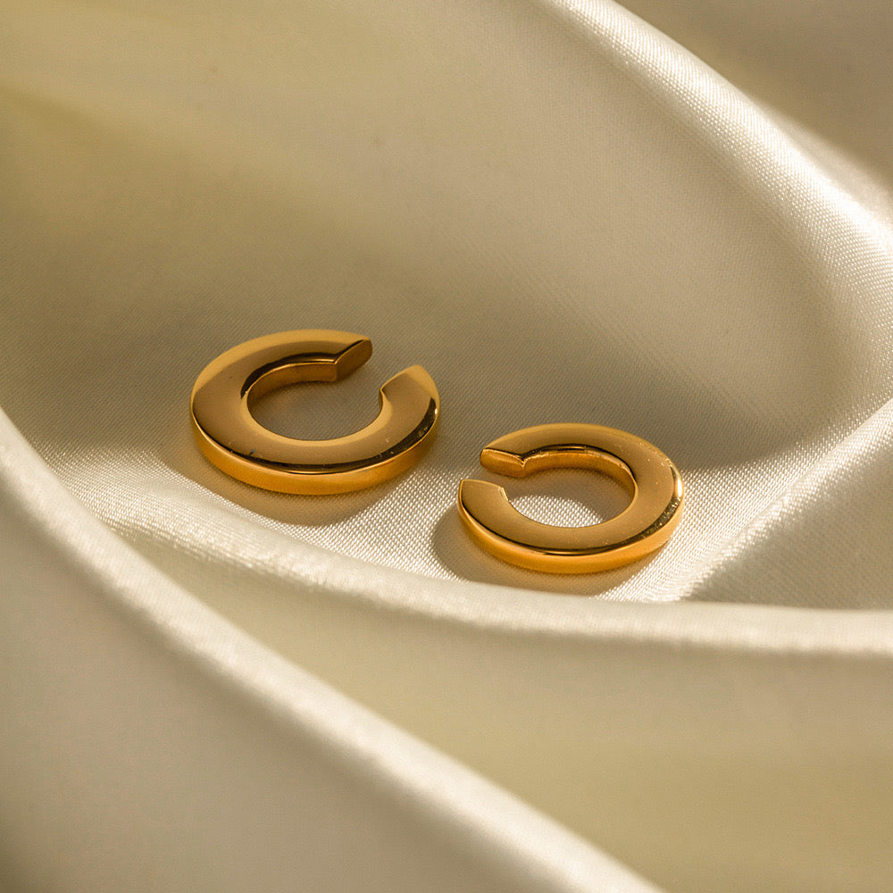 2024Premium Gold Round Earrings