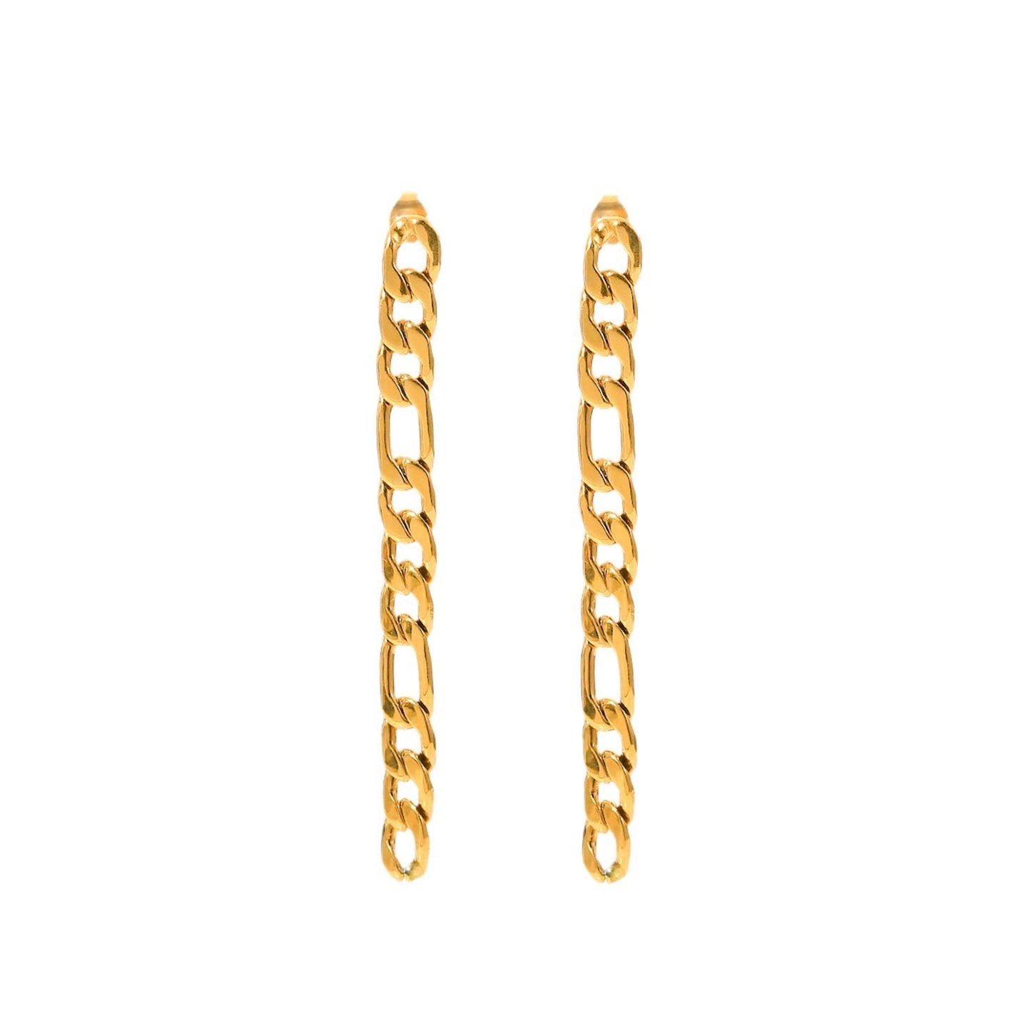 Advanced Gold Chain Pendant Earrings