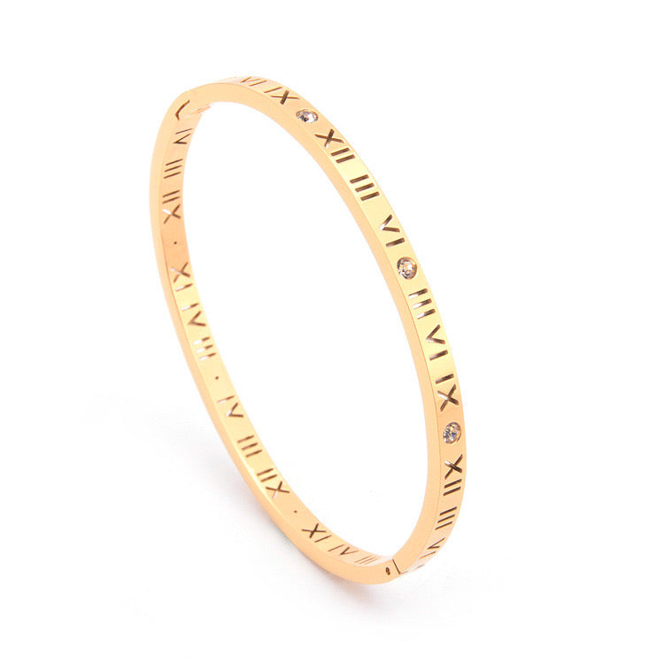 Light Luxury Niche High-End Engraving Bracelet