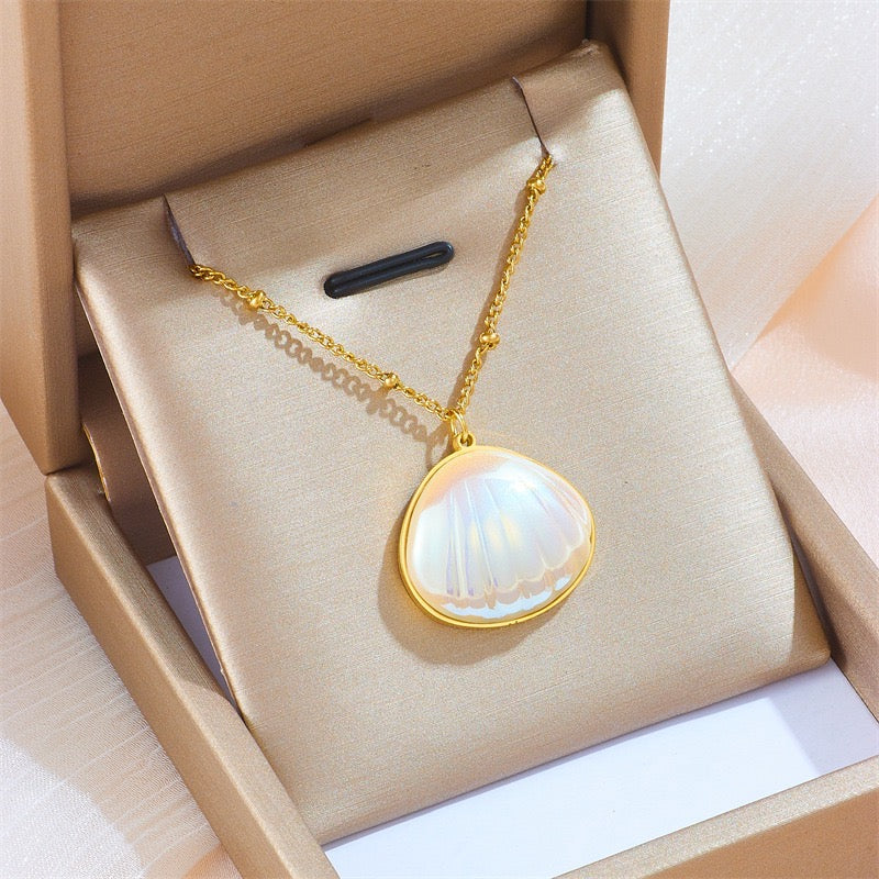 Ins Style High-End Light Luxury Temperament Versatile Large Gemstone Thin Chain