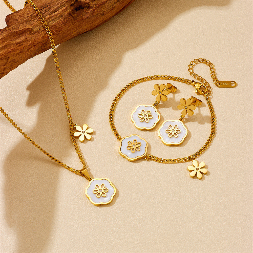 Ins Style High-End Light Luxury Temperament Versatile Small Daisy Necklace