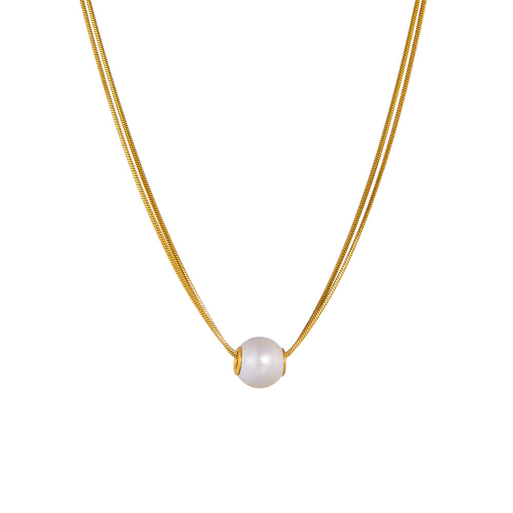 Ins Style High-End Light Luxury Pearl Necklace