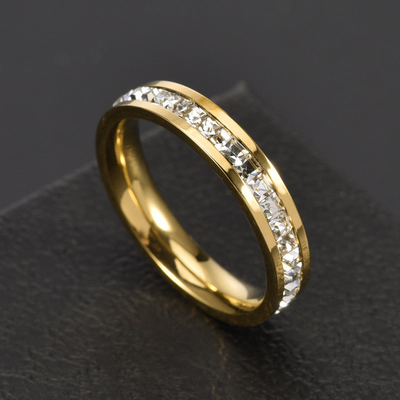 High-End Simple Light Luxury Diamond Ring