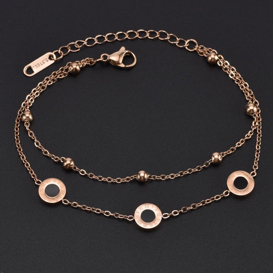 High-End Simple Light Luxury Round Brand Bracelet