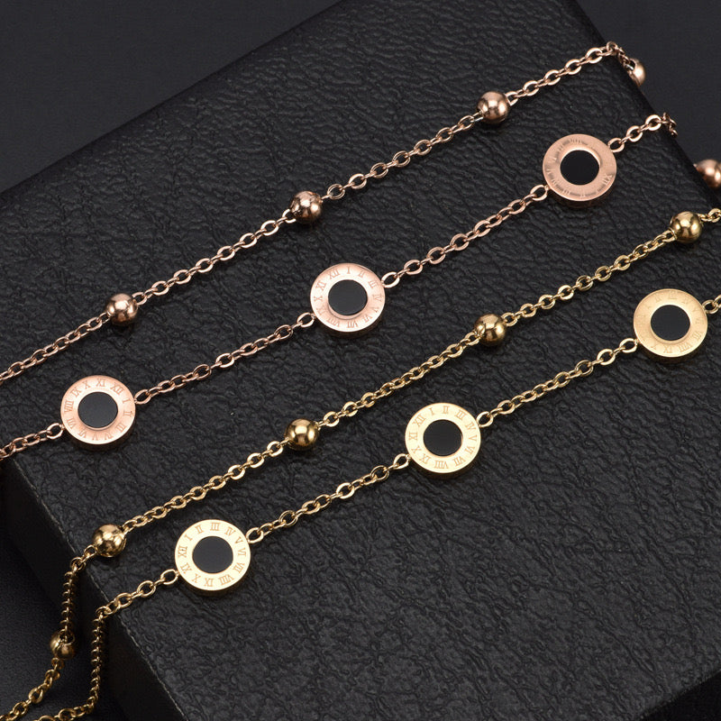 High-End Simple Light Luxury Round Brand Bracelet