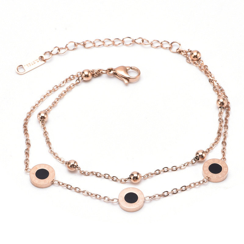 High-End Simple Light Luxury Round Brand Bracelet