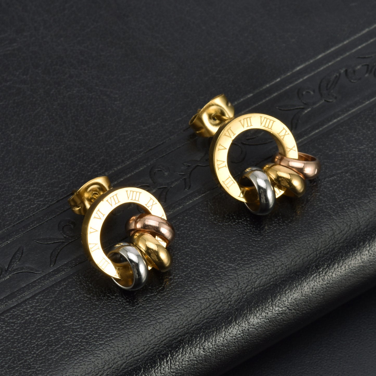 High-End Simple And Light Luxury Multi-Hoop Earrings