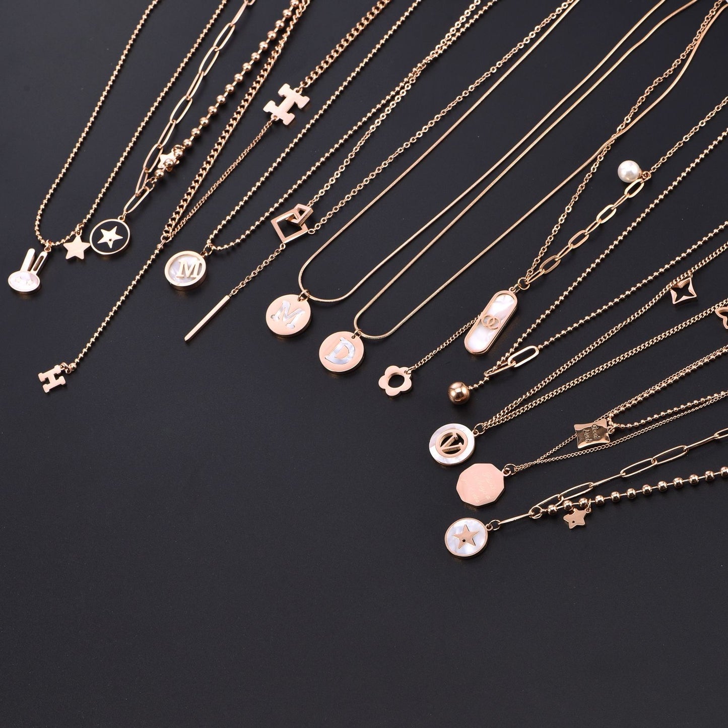 High-End Simple Light Luxury Multi-Style Necklace