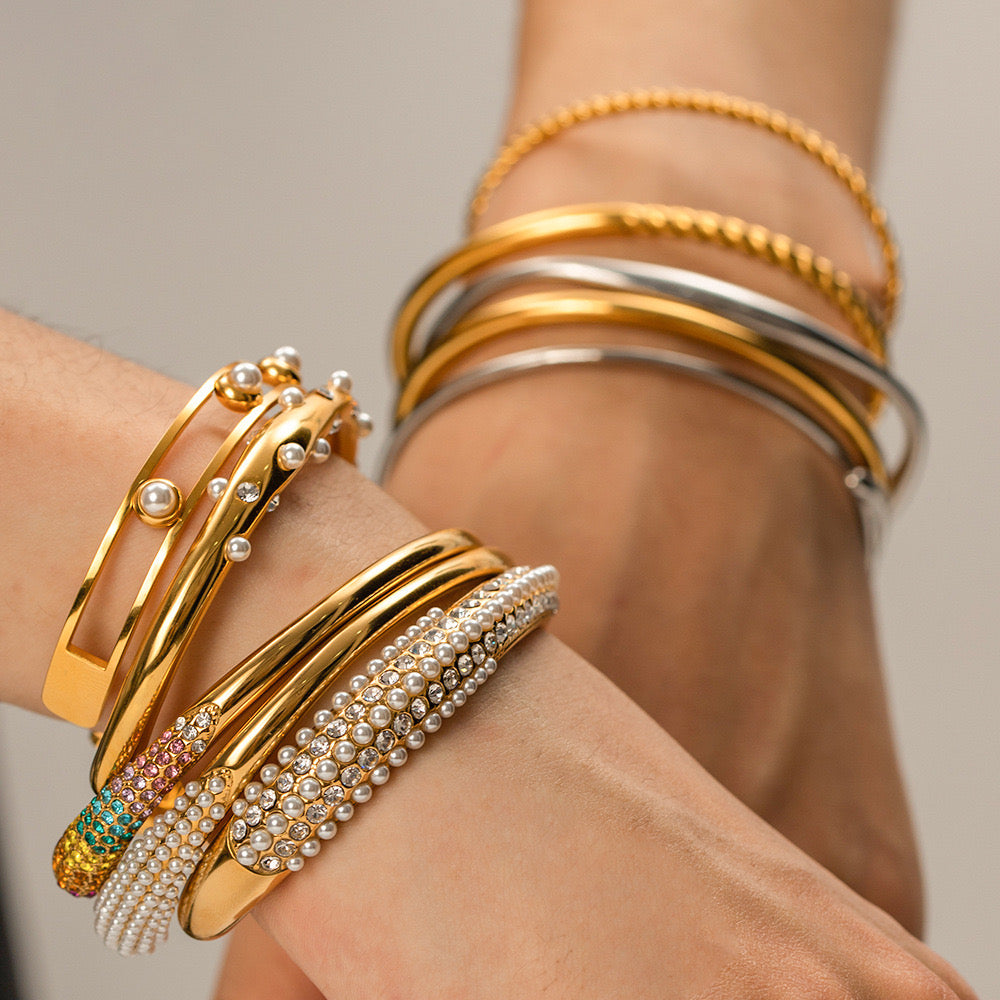 Premium Gold And Silver Multi-Style Bracelet