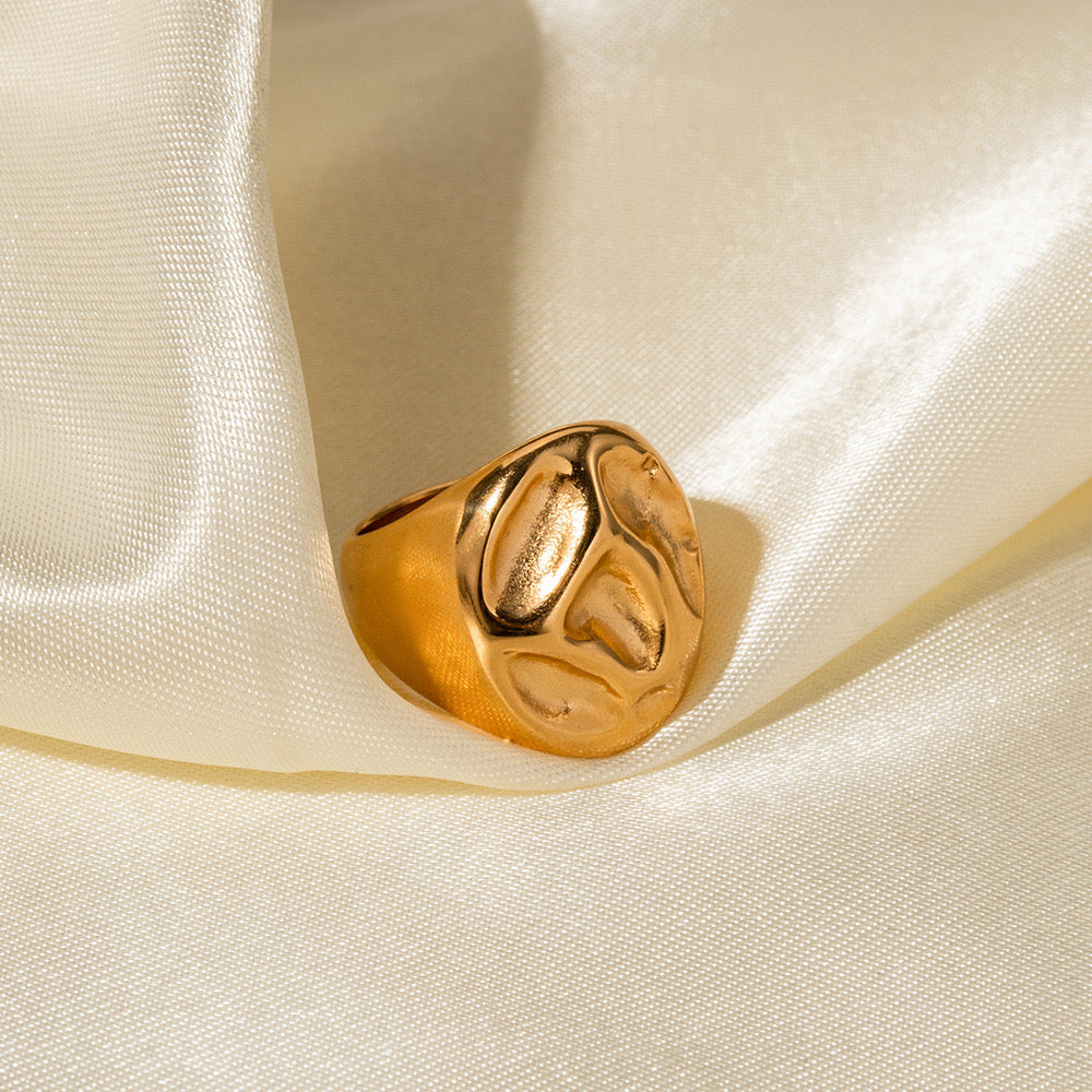 Premium Gold Silver Ring