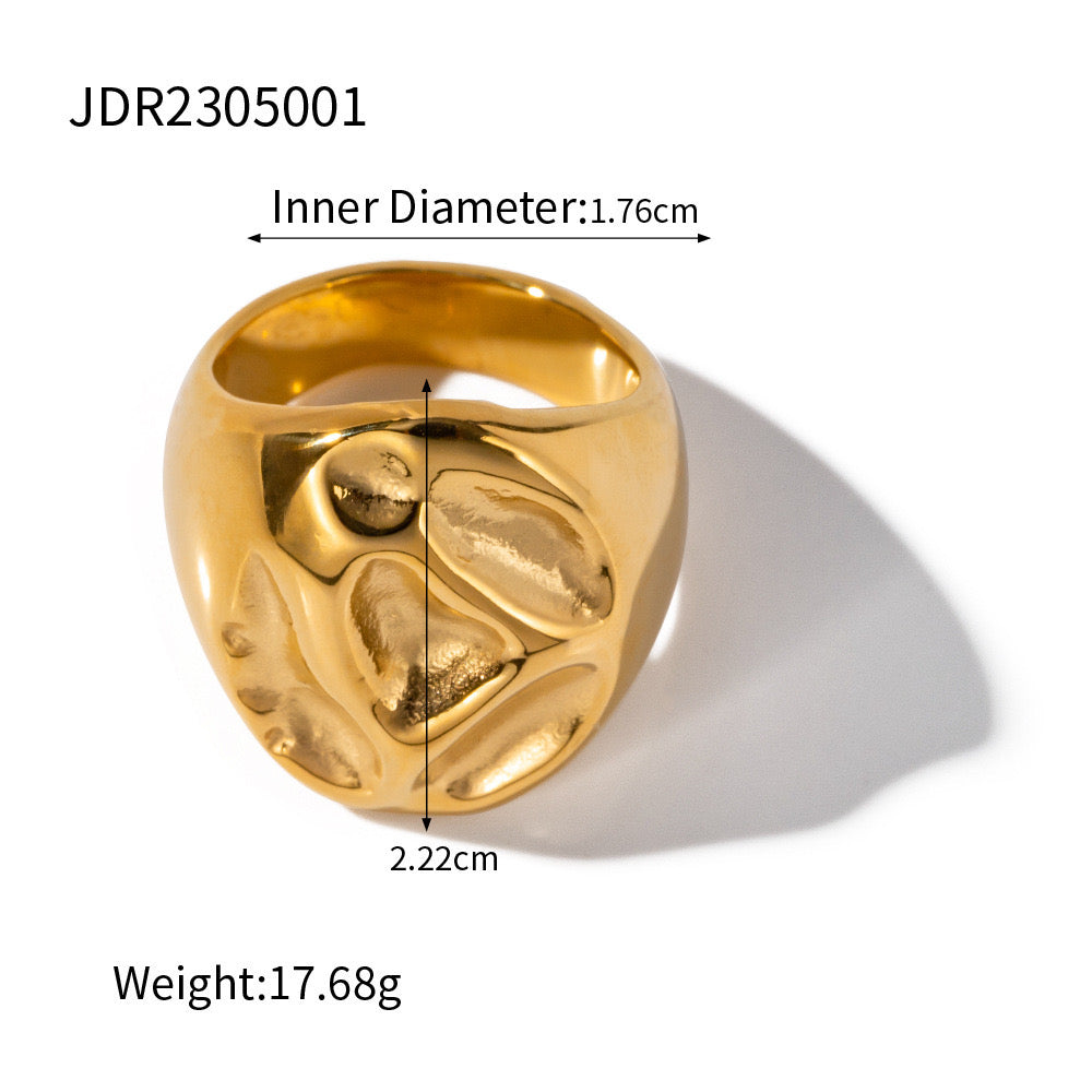 Premium Gold Silver Ring