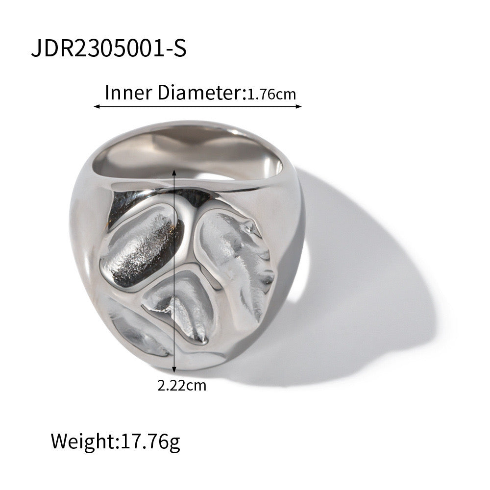 Premium Gold Silver Ring