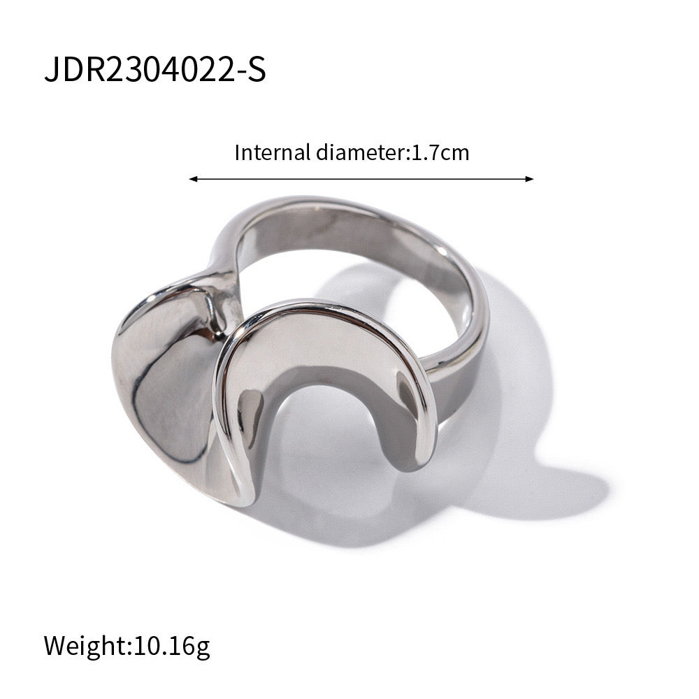 Premium Gold Silver Ring