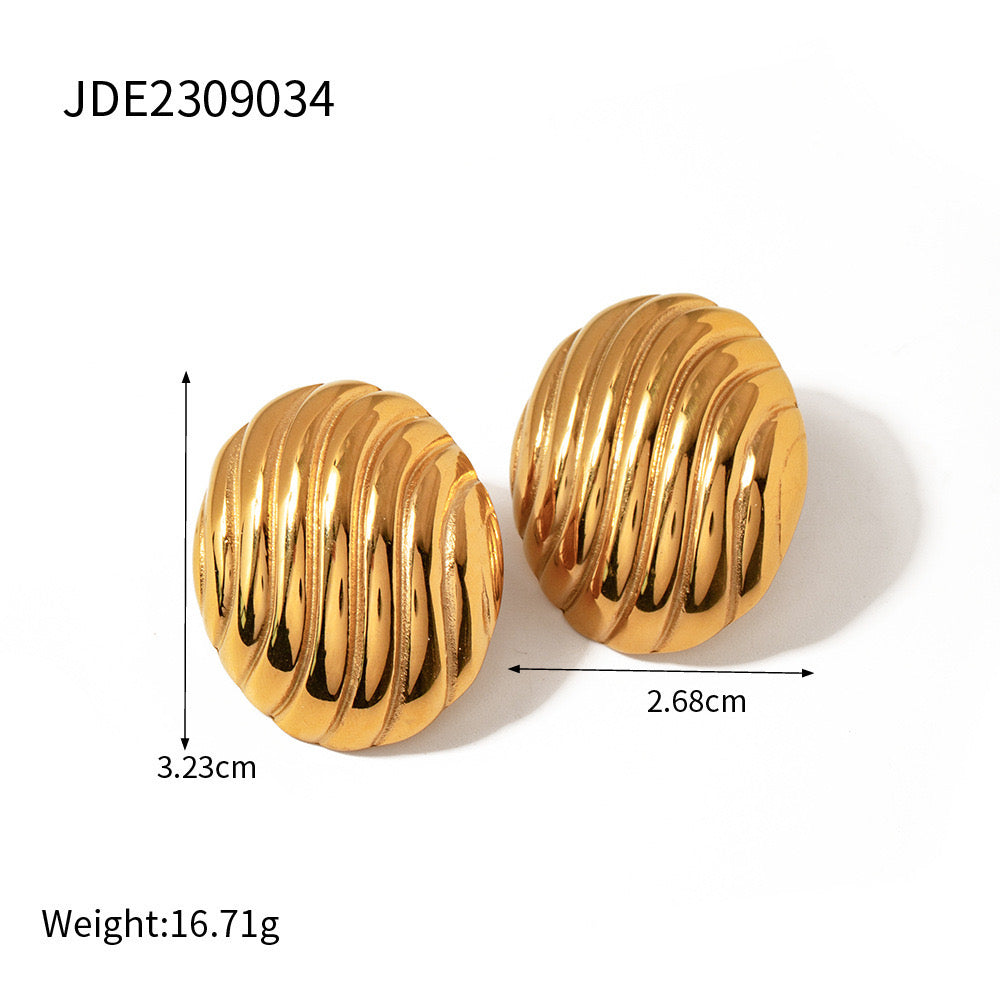 Premium Gold And Silver Earrings