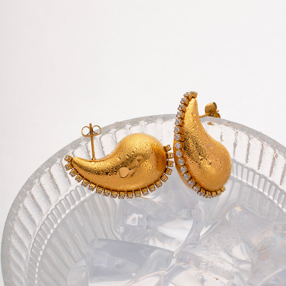 Premium Gold And Silver Earrings