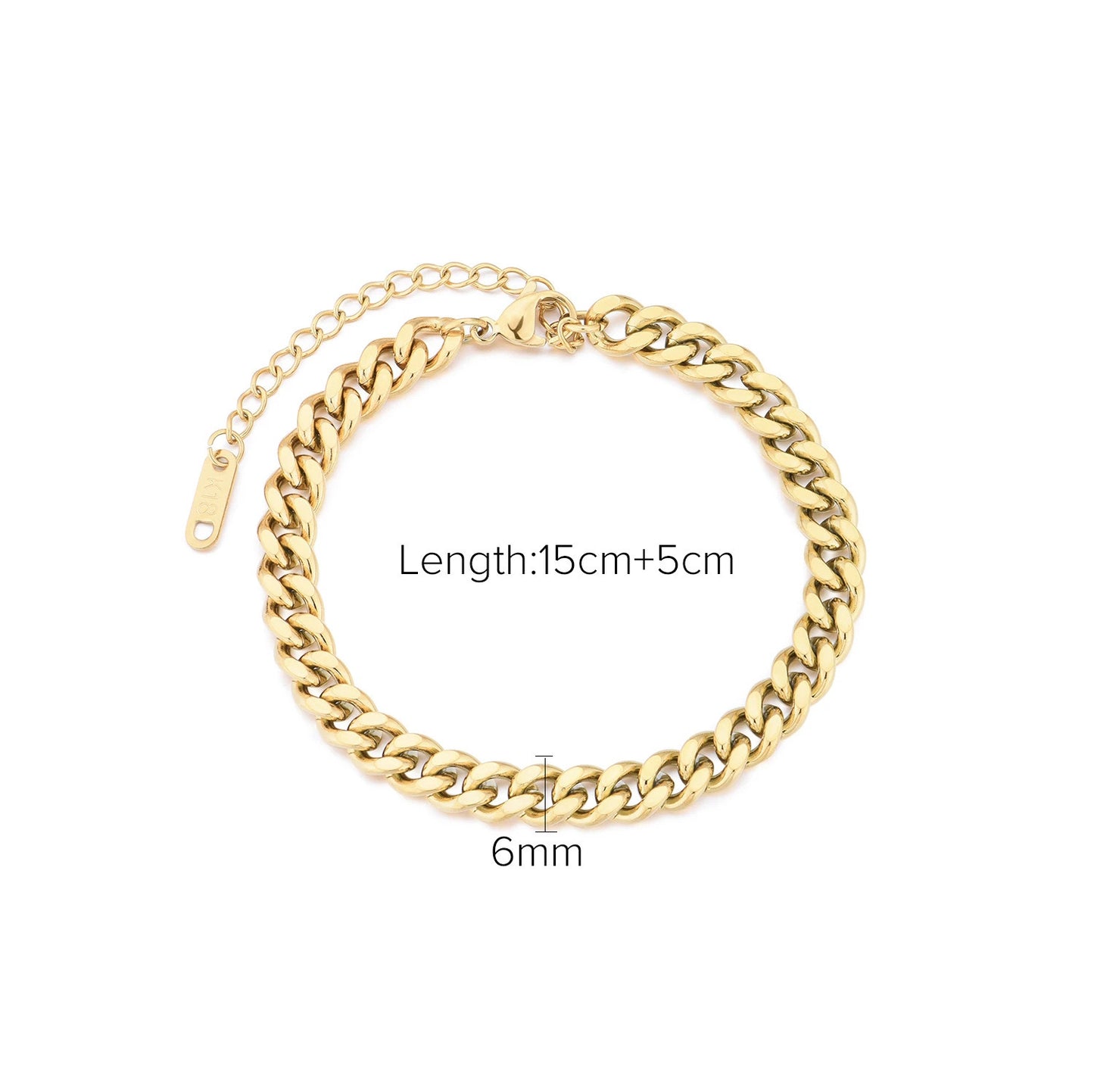 High-End Golden Multi-Style Bracelets