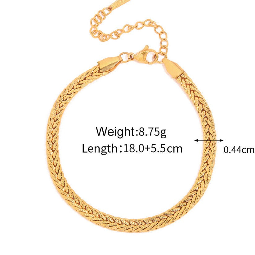 High-End Golden Multi-Style Bracelets