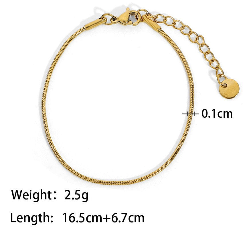 High-End Golden Multi-Style Bracelets