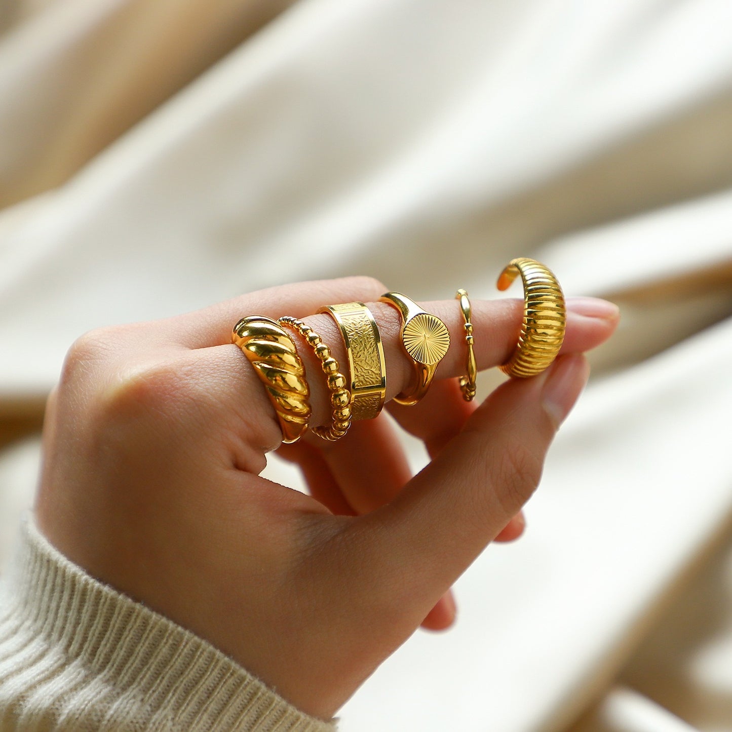 Premium Gold Multi-Style Rings