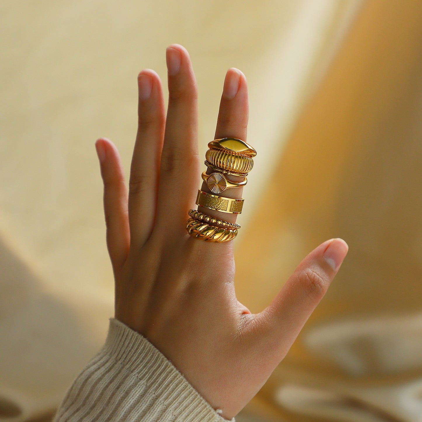 Premium Gold Multi-Style Rings