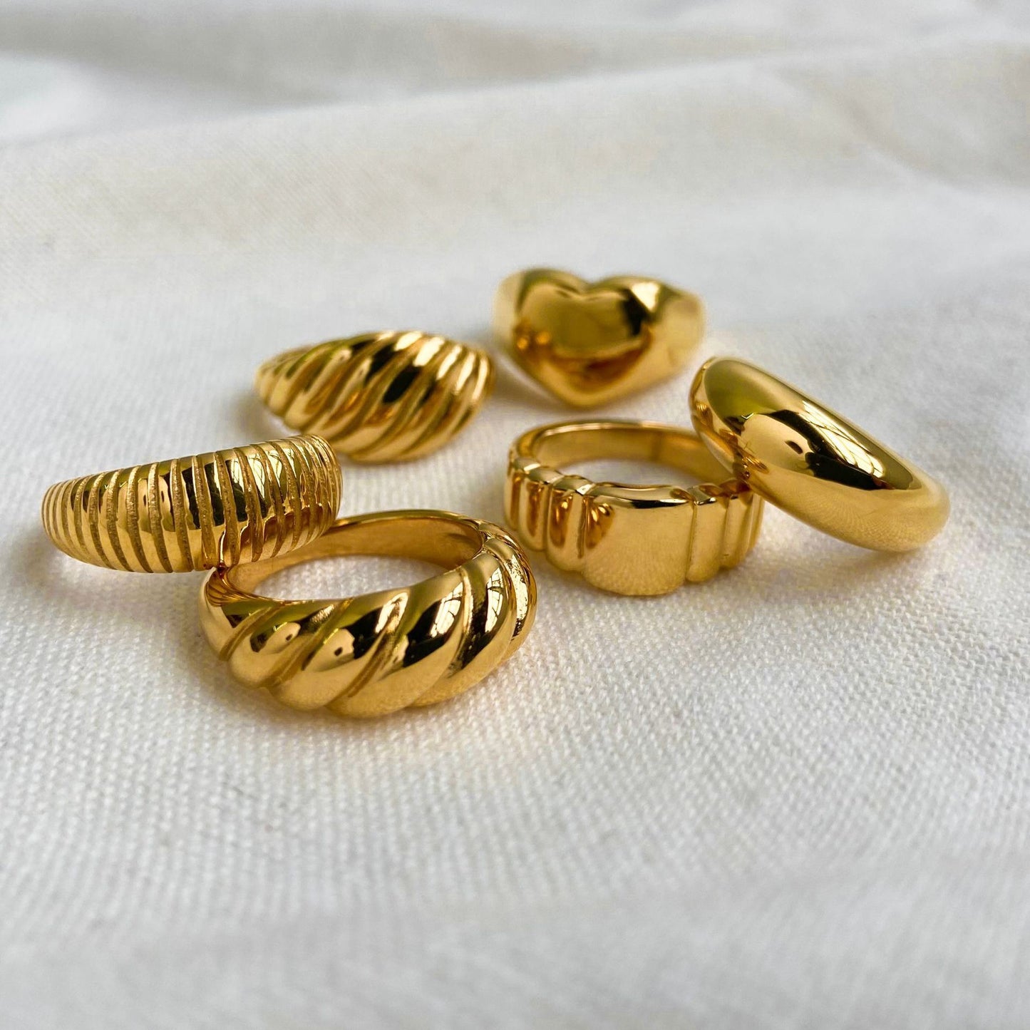 Premium Gold Multi-Style Rings