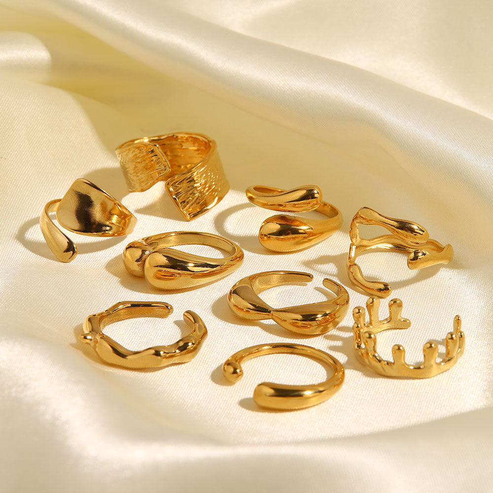 Premium Gold Multi-Style Rings