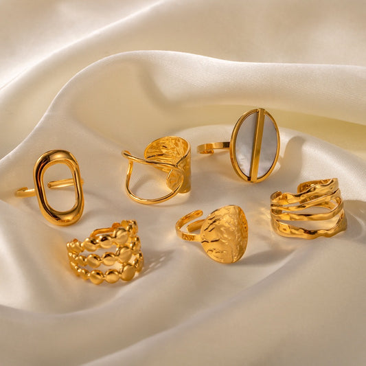 Premium Gold And Silver Multi-Style Rings