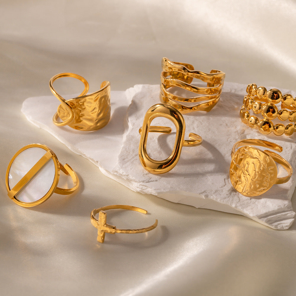 Premium Gold And Silver Multi-Style Rings