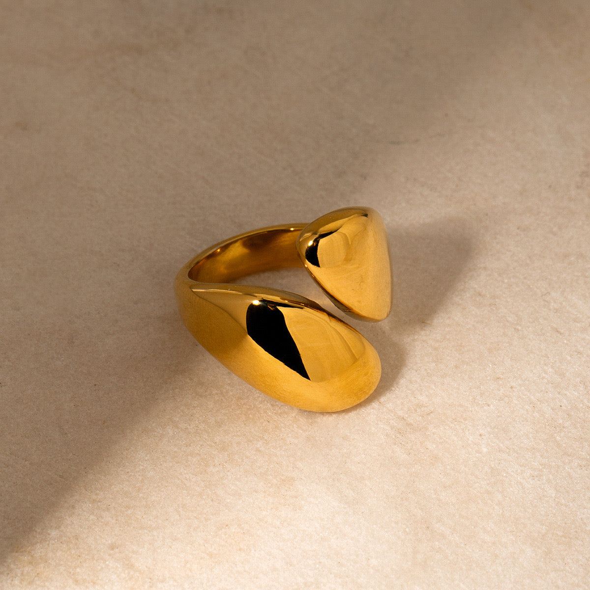 Premium Gold Silver Ring