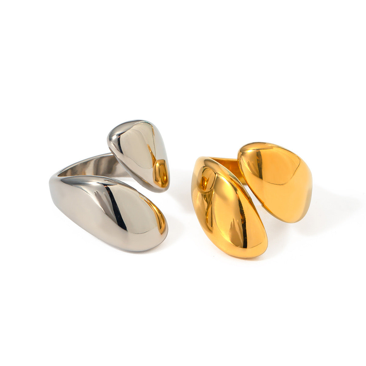 Premium Gold Silver Ring