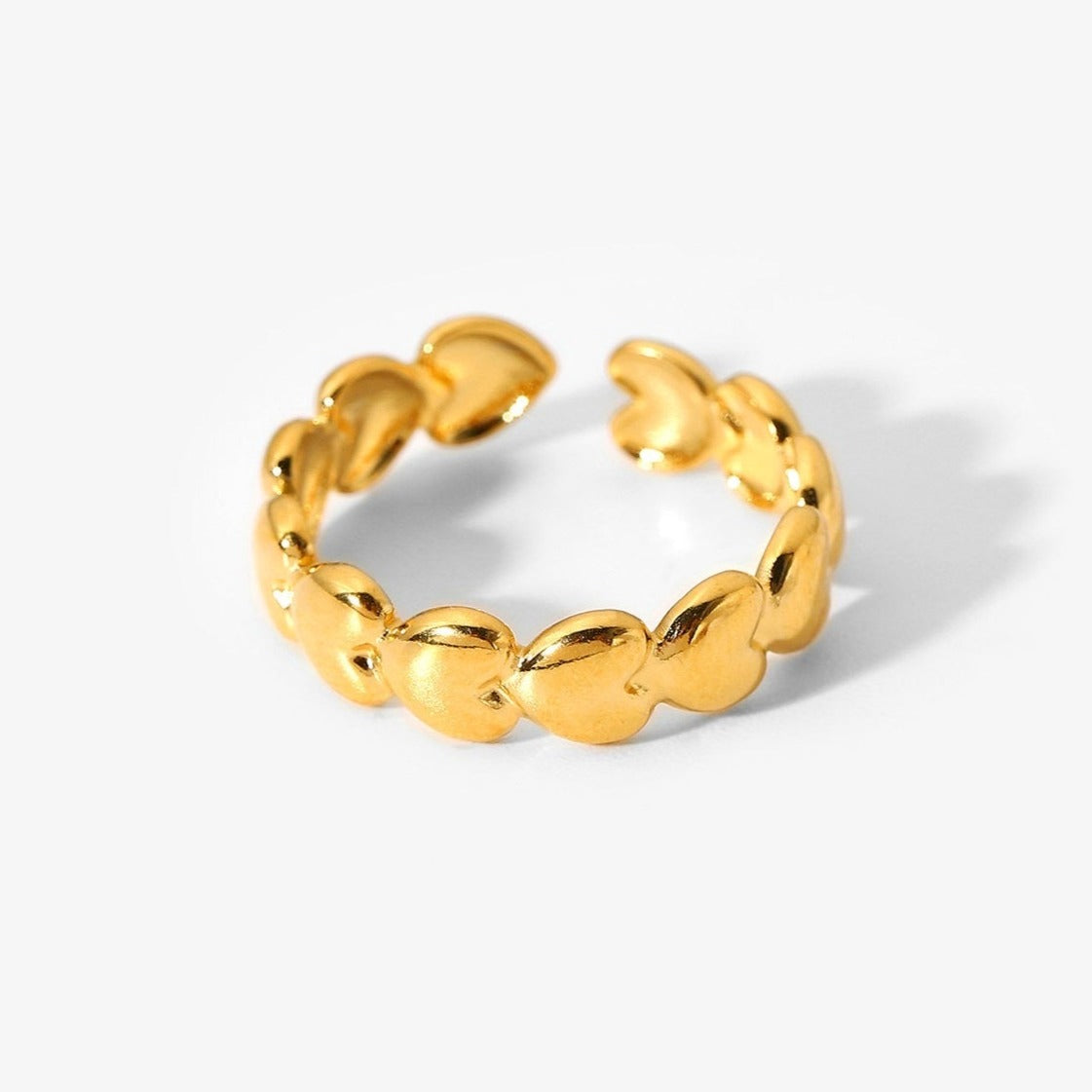 Hollow Snake Shape Vintage Gold Ring