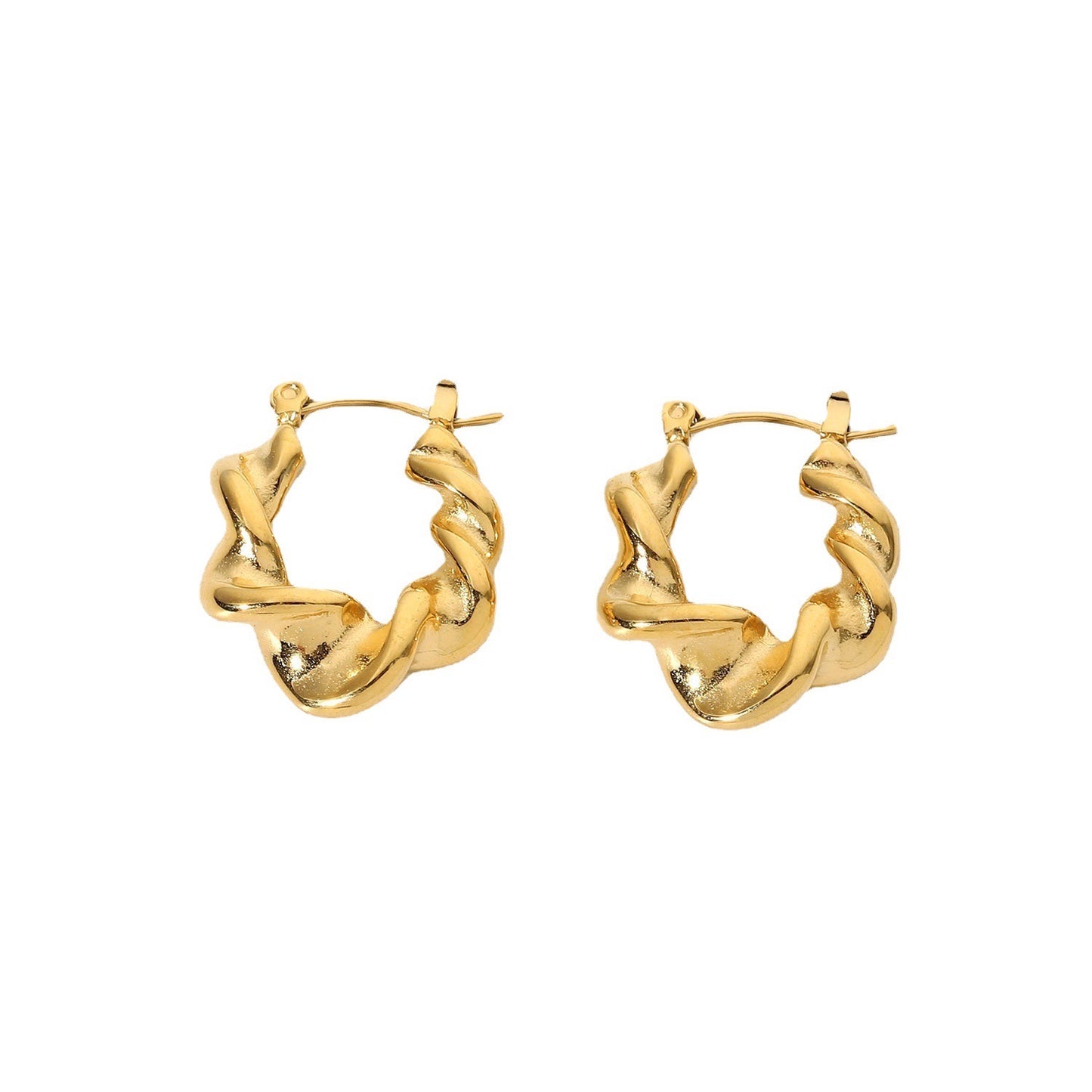 Gold Multi-Style Twist Earrings