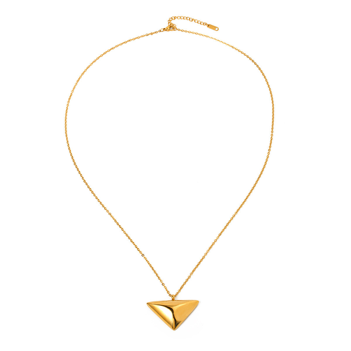 Premium Gold Triangle Necklace