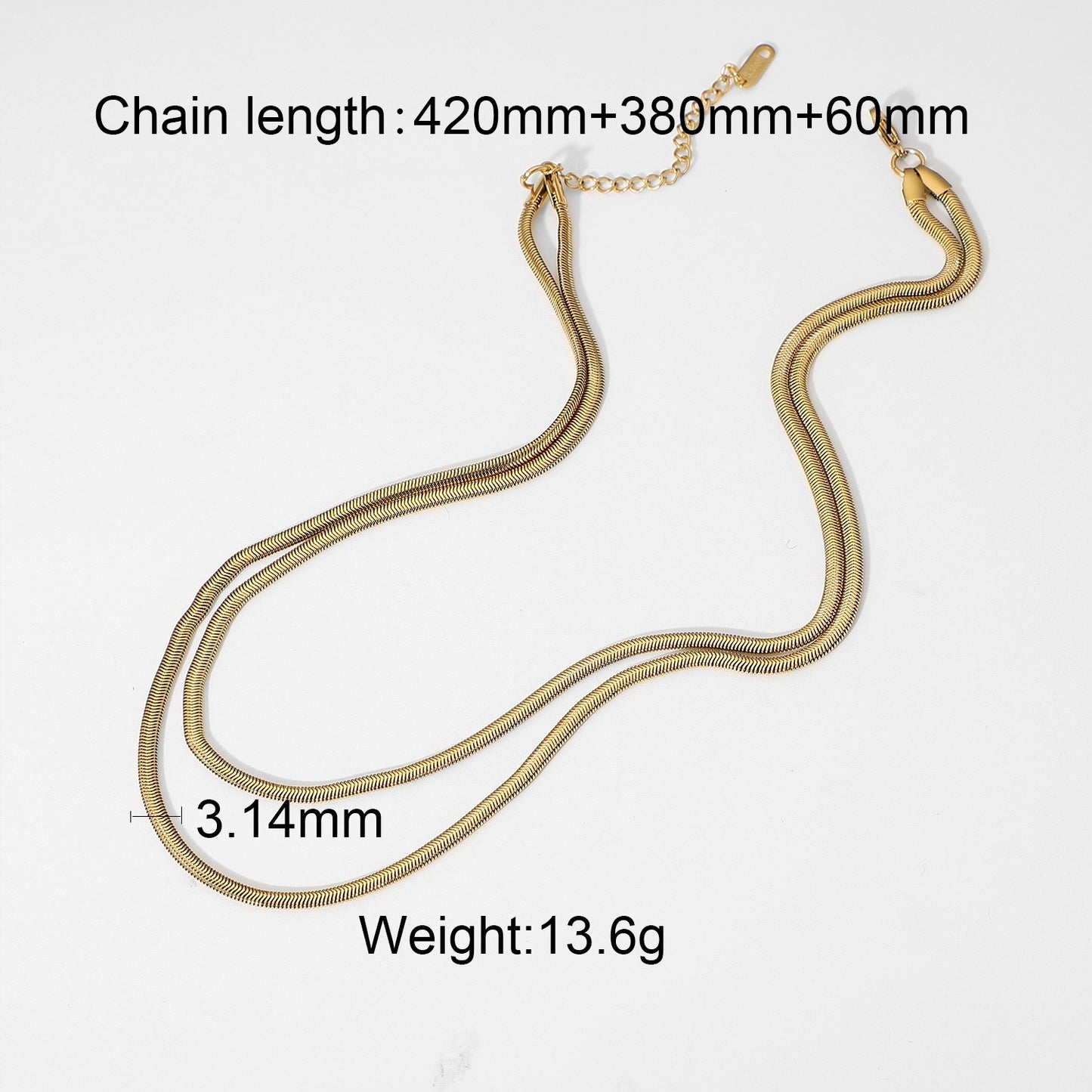 Advanced Stackable Multi-Style Gold Necklace