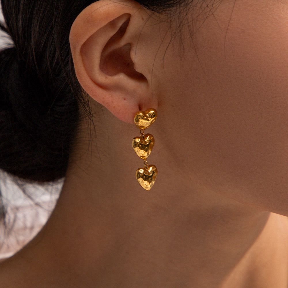 Love Earrings For Women, Niche Design, Light And Luxurious