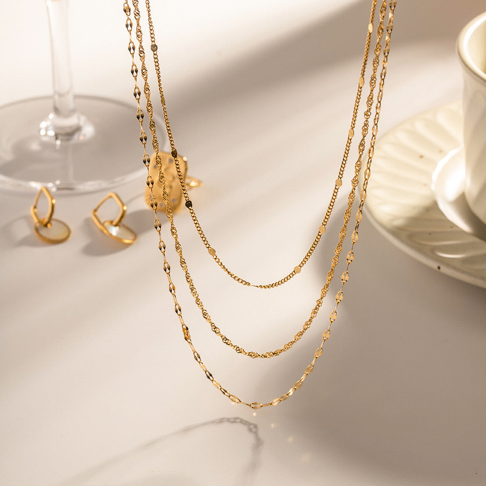 Versatile Niche Design, High-End Luxury Gold Necklace