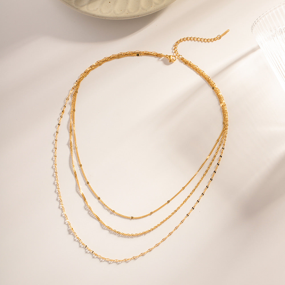 Versatile Niche Design, High-End Luxury Gold Necklace