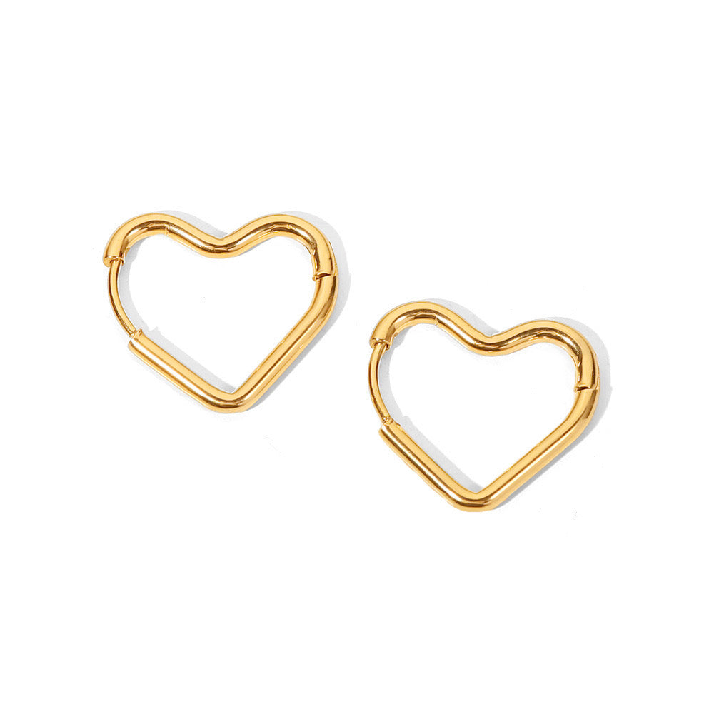 Versatile Niche Design High-End Light Luxury Love Earrings