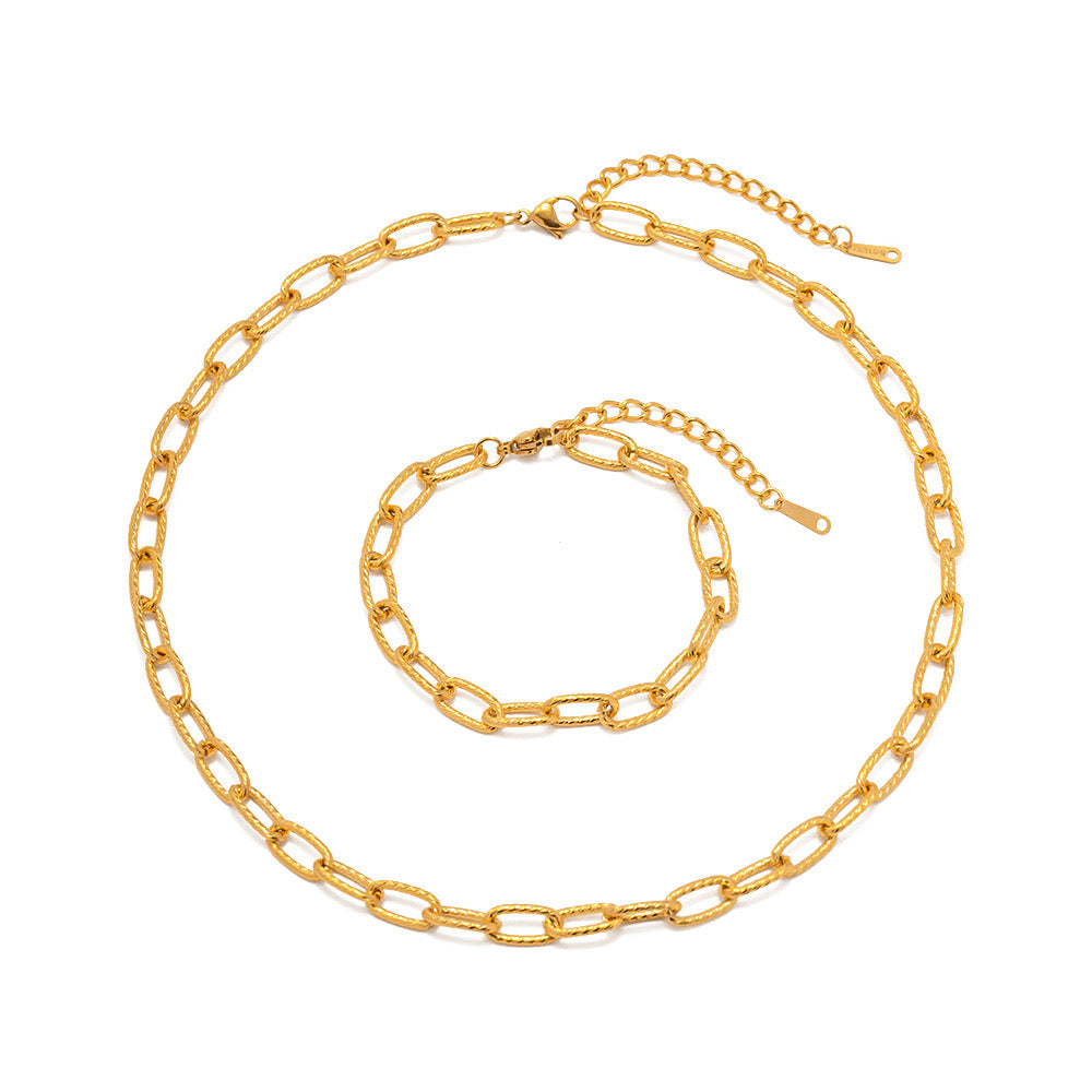 Versatile Niche Design High-End Light Luxury Chain Necklace