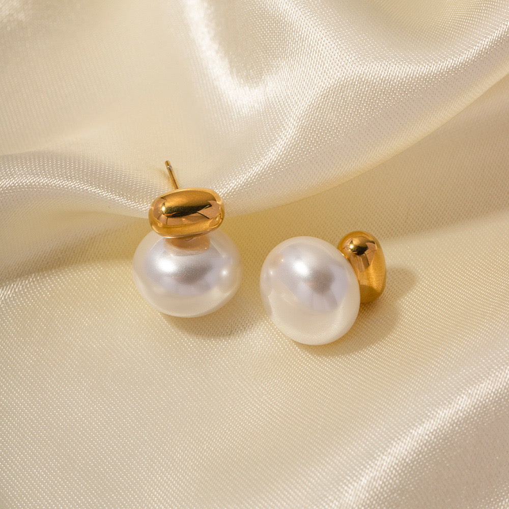 Versatile Niche Design High-End Luxury Pearl Earrings